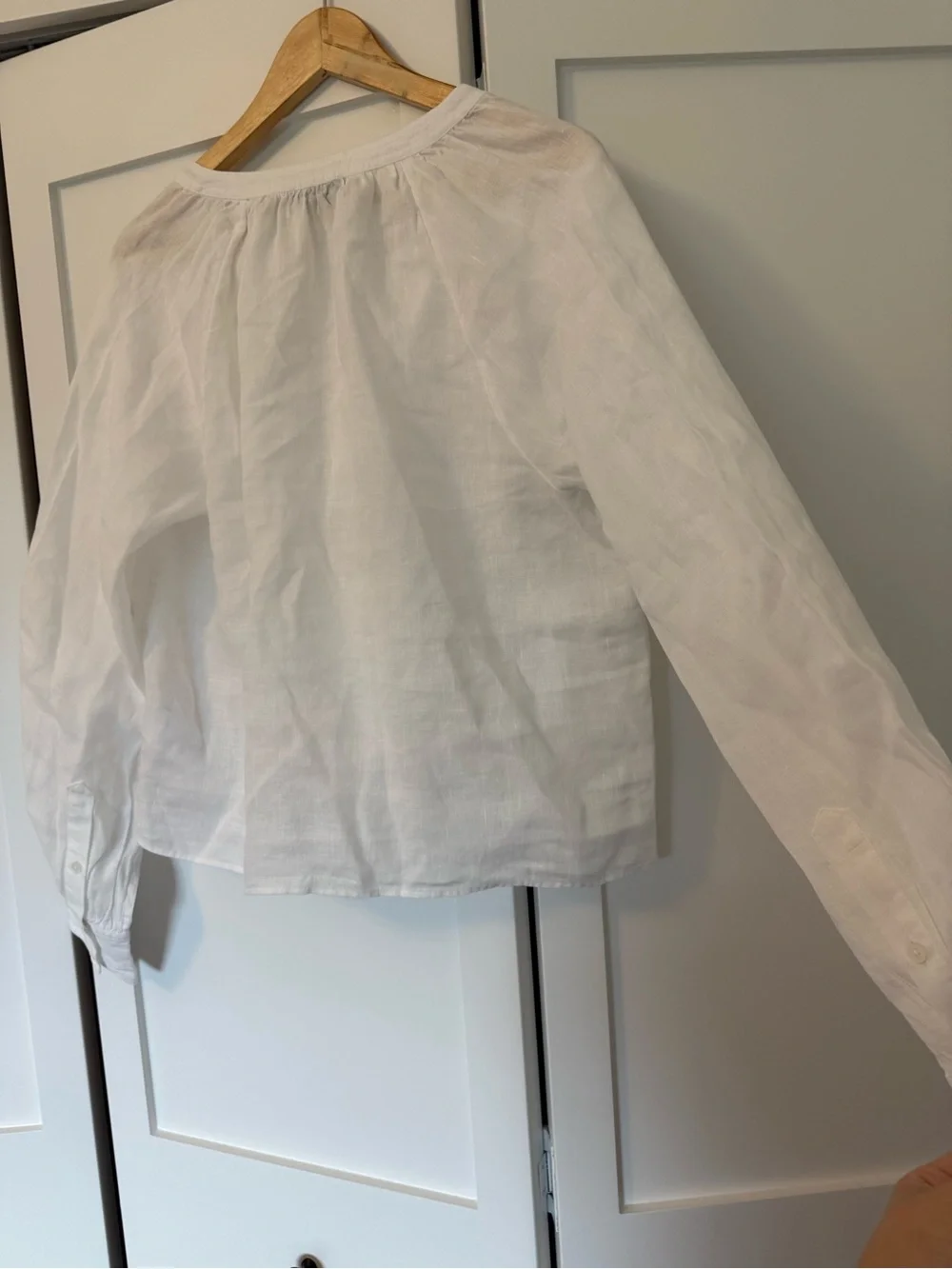 J crew white linen cabana top - Picture 8 of 8